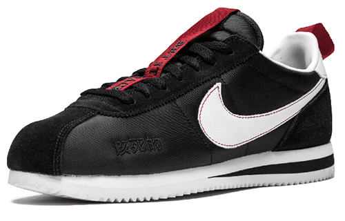 Унисекс кроссовки Nike Cortez Kenny 3 Kendrick Lamar TDE the Championship (черно-бело-красные) — фото 2