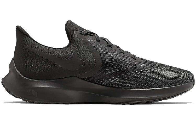 Мужские кроссовки Nike Zoom Winflo 6 (черные) — Чёрный — фото 2