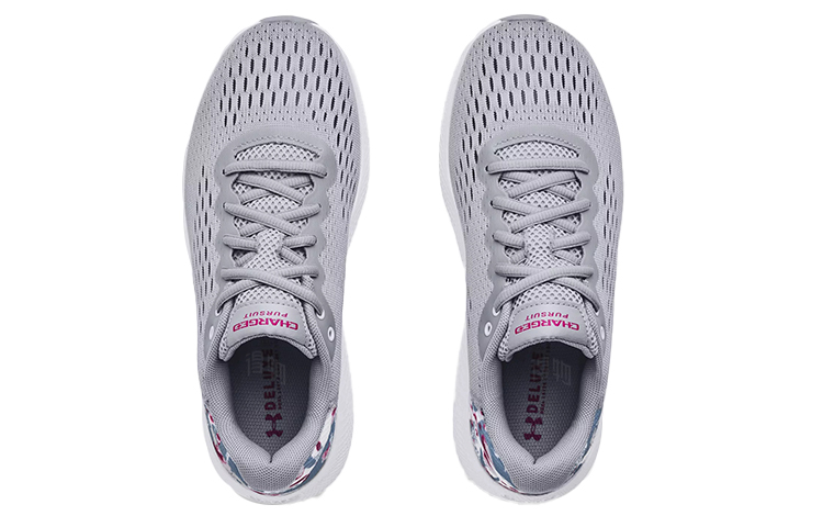 Женские кроссовки Under Armour Pursuit (серые) — фото 3