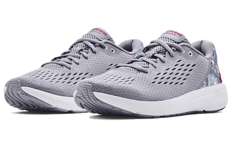 Женские кроссовки Under Armour Pursuit (серые) — фото 2