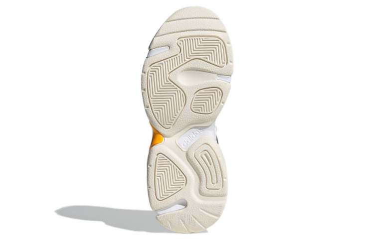 Женские кроссовки adidas neo Boujirun (бежево-черные) — Бежевый / чёрный — фото 6