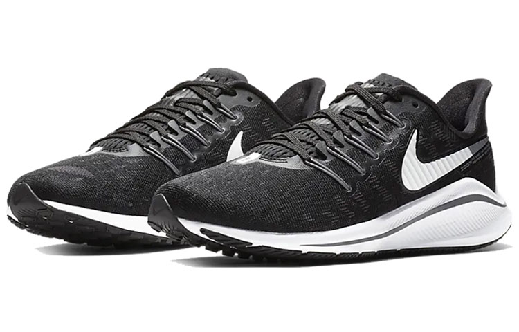 Женские кроссовки Nike Air Zoom Vomero 14 (черно-белые) — фото 3