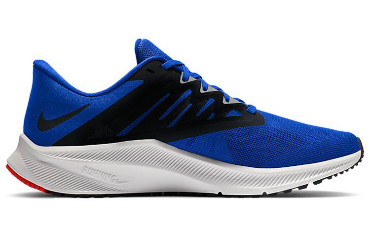 Мужские кроссовки Nike Quest 3 (черно-сине-белые) — фото 2