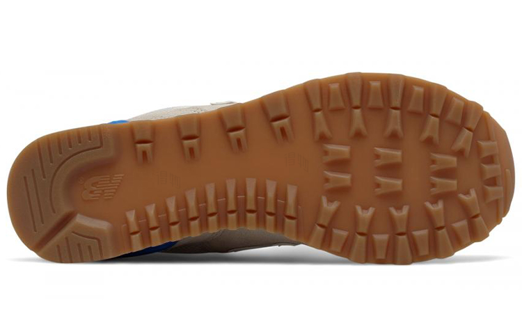 Женские кроссовки New Balance 574 (морская соль) — 海盐白/电路蓝 — фото 5
