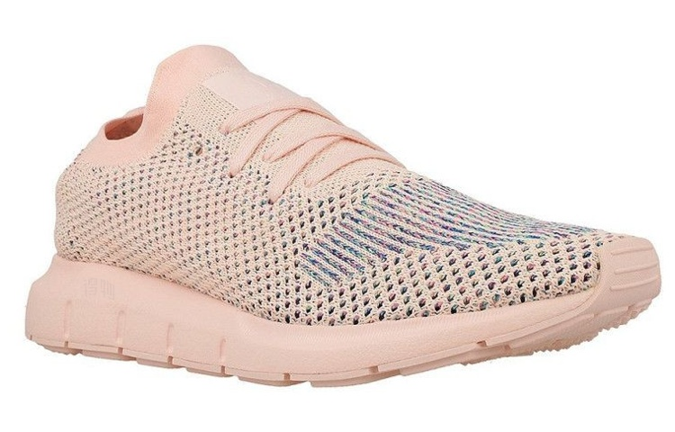 Женские кроссовки adidas Swift Run "Icey Pink" (светло-розовые) — Светло-розовый / светло-розовый / светло-розовый — фото 2