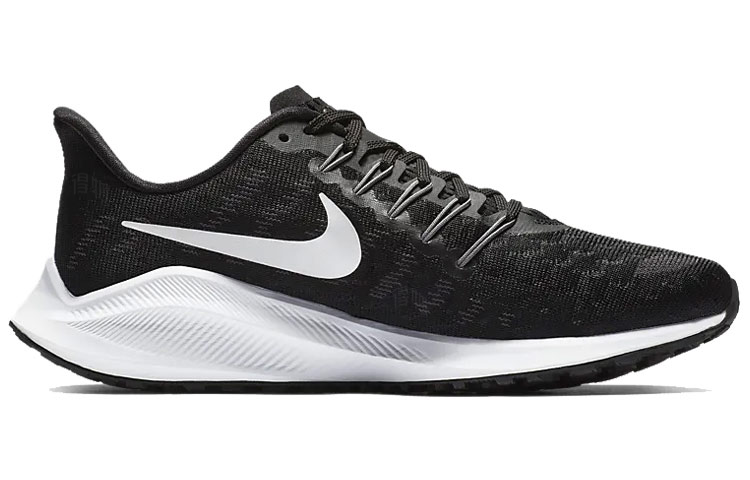 Женские кроссовки Nike Air Zoom Vomero 14 (черно-белые) — фото 2