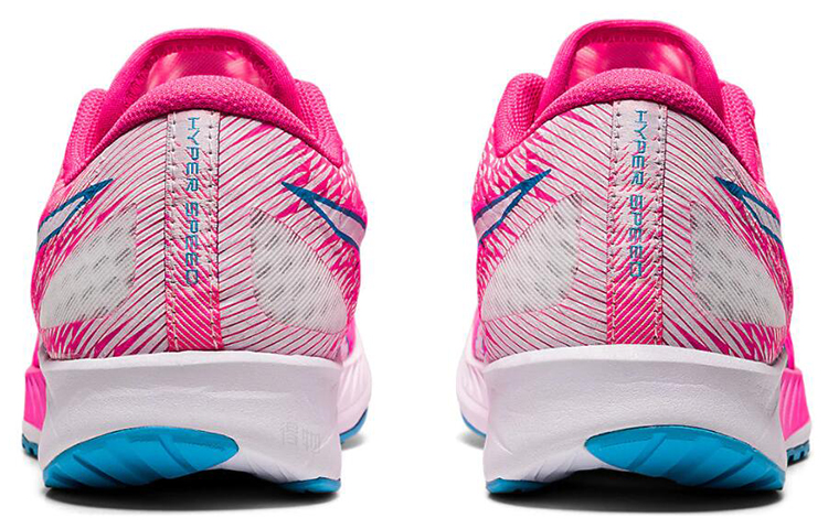 Женские кроссовки ASICS Hyper Speed 1 (розово-белые) — фото 5