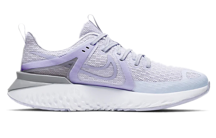 Женские кроссовки Nike Legend React 2 (фиолетовый / белый / серый) — фото 2