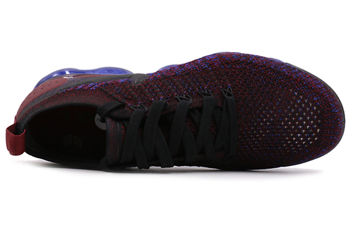 Женские кроссовки Nike VaporMax Flyknit 2 (бордовые) — 酒红色 — фото 3