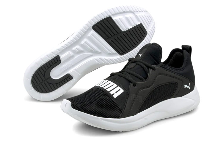 Мужские кроссовки PUMA (черные) — Чёрный — фото 3