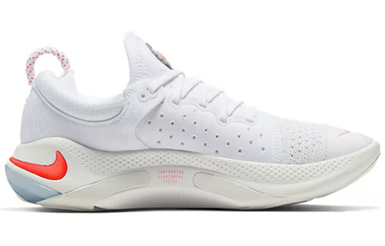 Женские кроссовки Nike Joyride Run 1 FK AW (бело-красные) — Белыйкрасный — фото 2