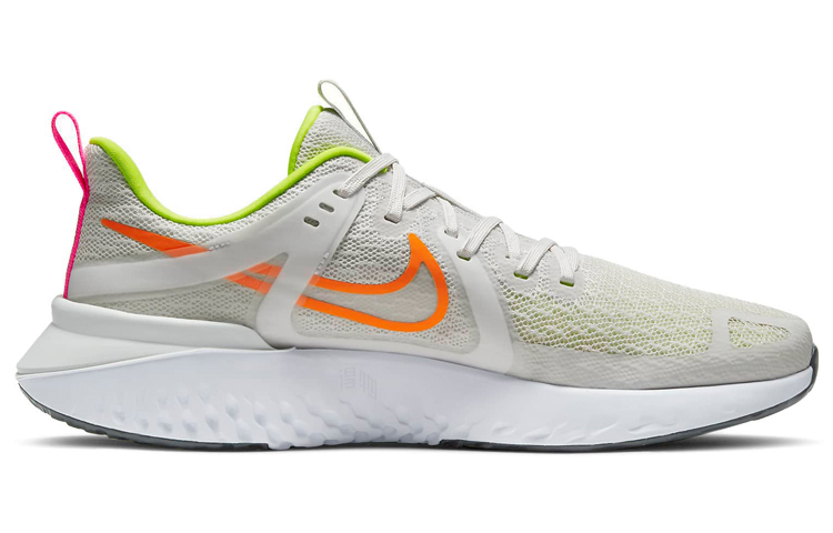 Кроссовки Nike Legend React 2 (серо-зеленые) — фото 2
