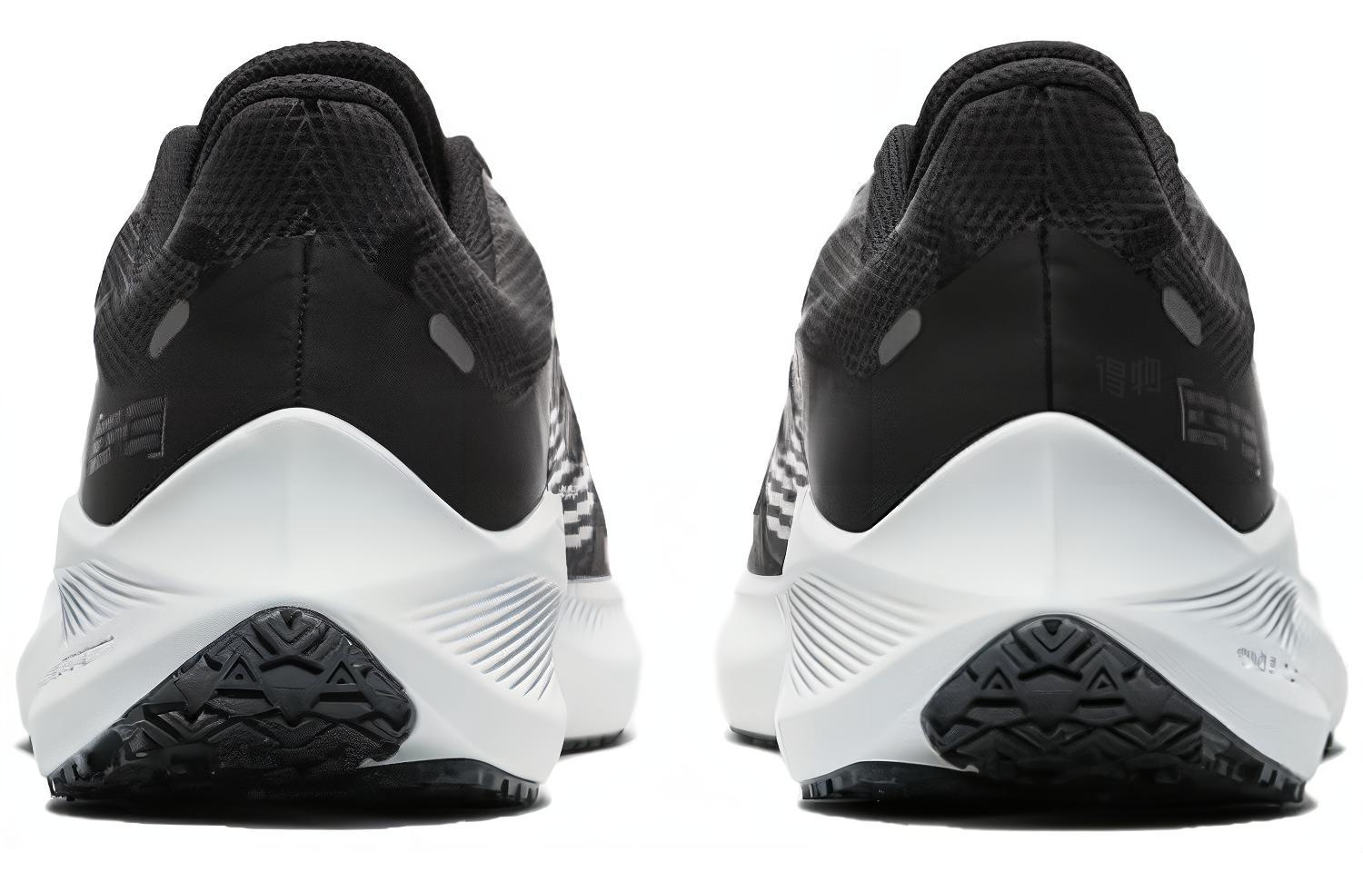 Мужские кроссовки Nike Zoom Winflo 7 (черные) — 黑/暗烟灰/白金色/金属灰 — фото 5