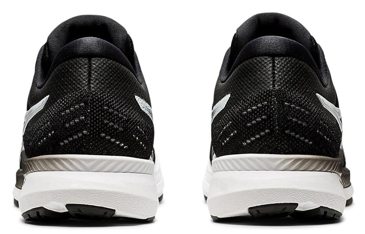 Женские кроссовки ASICS EvoRide 1 (черно-белые) — Чёрный / белый — фото 5
