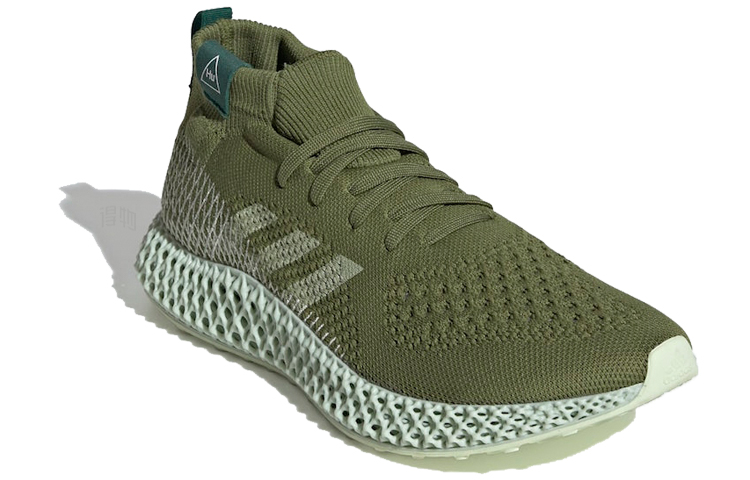 Кроссовки adidas Pharrell Williams PW 4D (оливковые) — фото 2