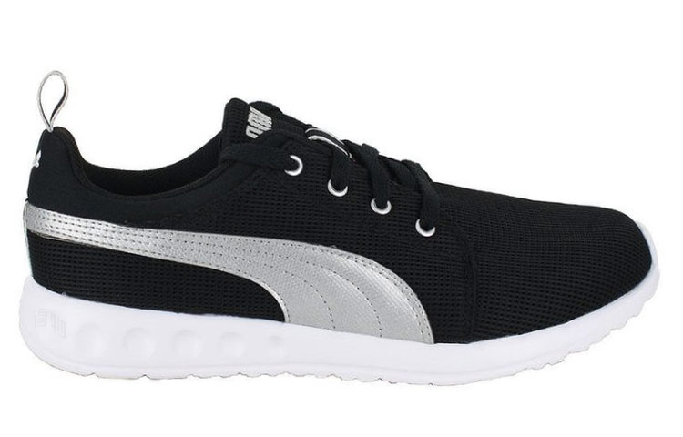 Мужские кроссовки PUMA Carson Runner (черно-серебристые) — Чёрный / серебристый — фото 2