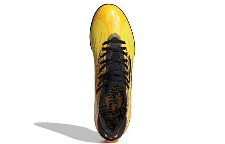 Мужские футбольные бутсы adidas Messi.3 (желто-черные) — фото 5
