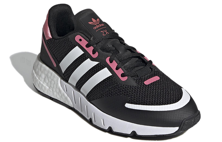 Женские кроссовки adidas originals ZX 1K Boost (черно-бело-розовый) — Чёрный / белый / розовый — фото 3