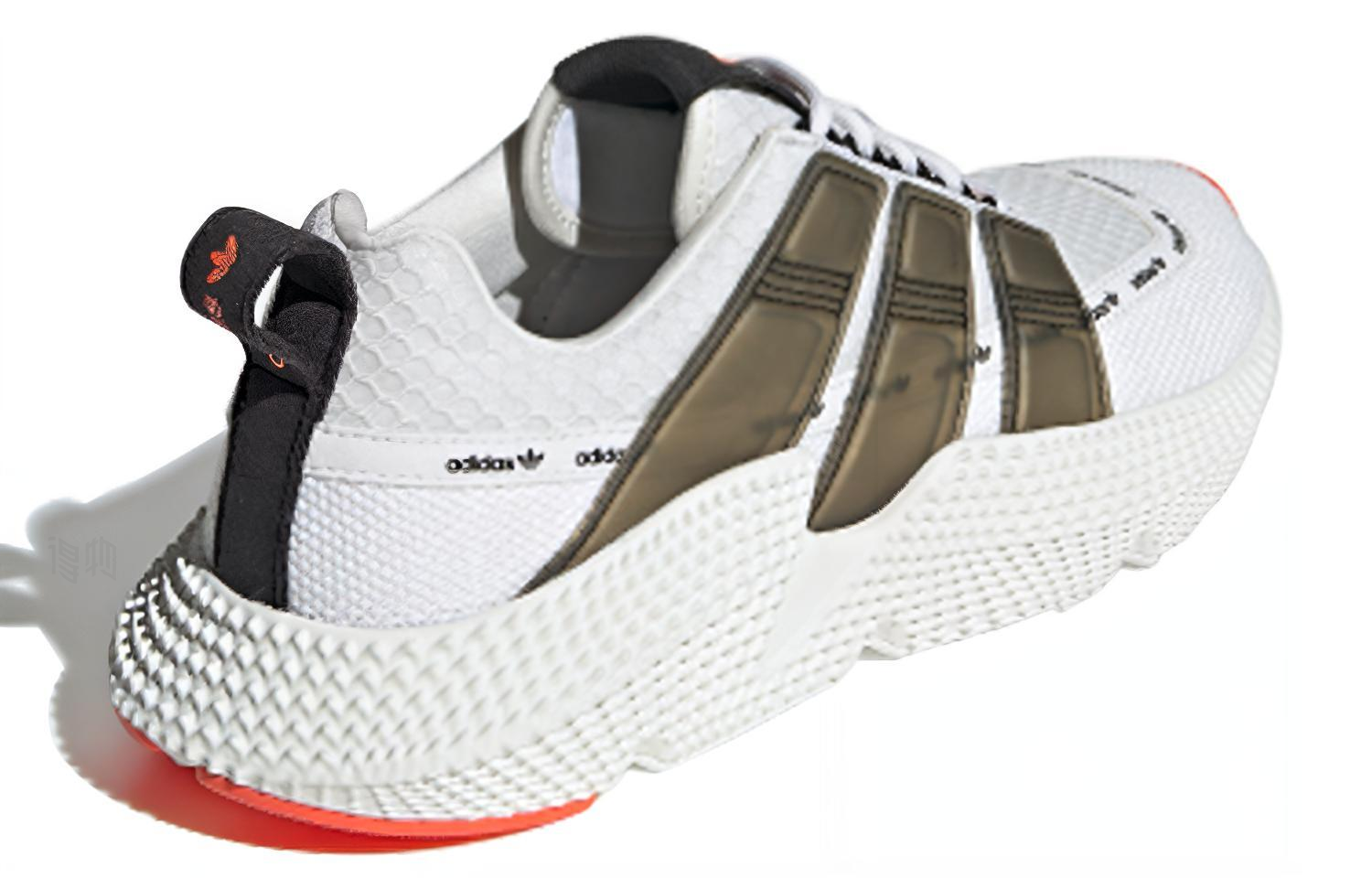Мужские кроссовки adidas originals PROPHERE V2 (белый / коричневый) — 白/棕榈 — фото 3