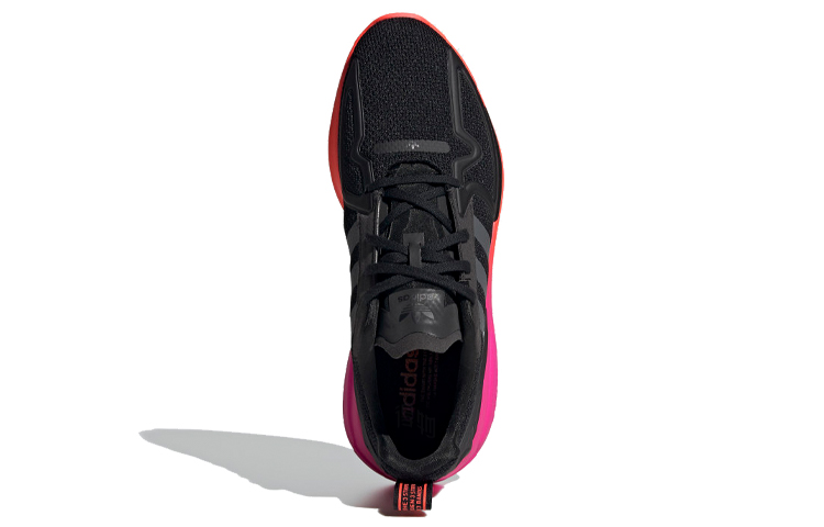 Кроссовки adidas originals ZX 2K Flux TPU (черно-розово-красные) — Чёрный / розовый / красный — фото 5