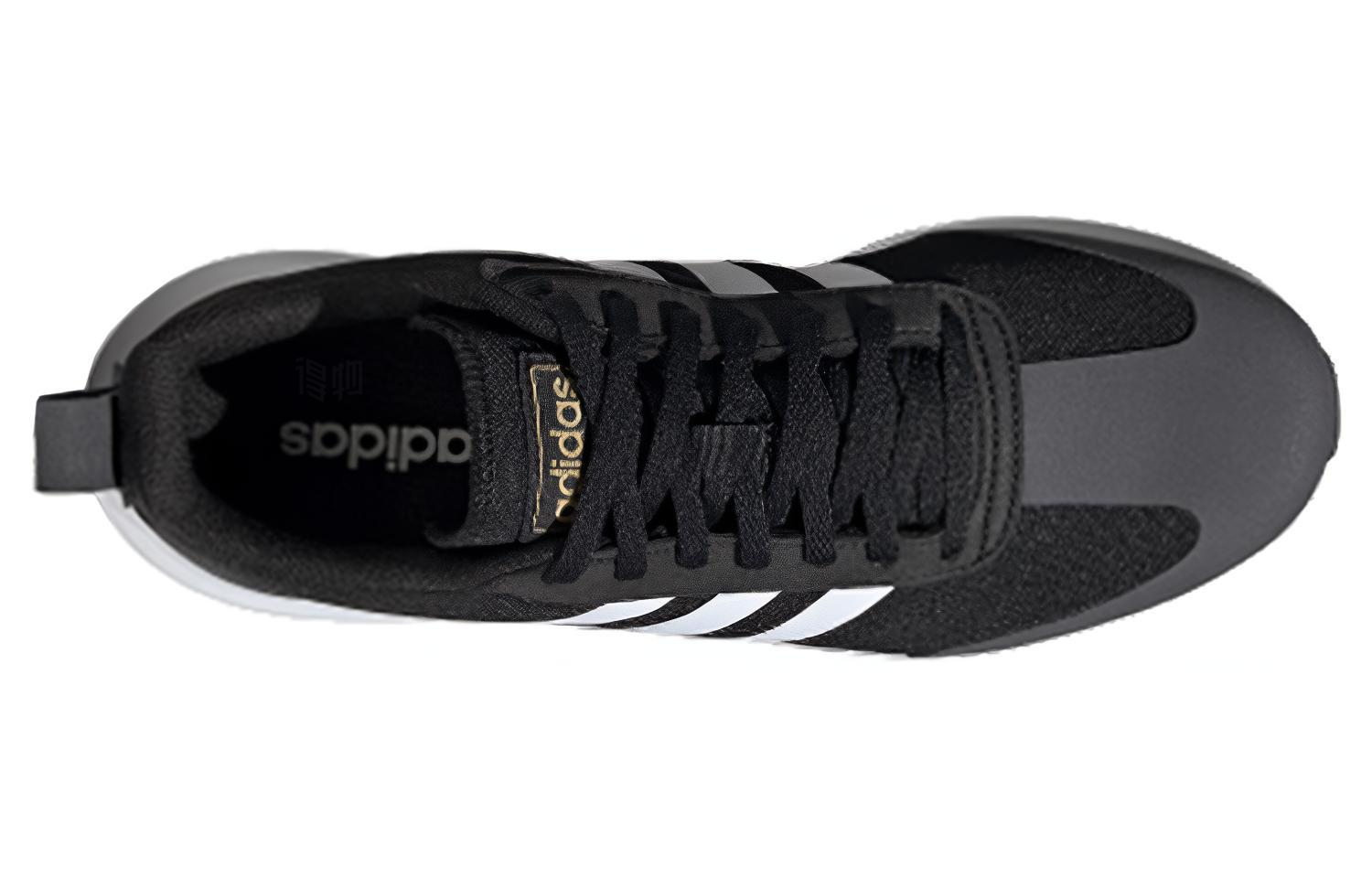 Женские кроссовки adidas neo Run60s (черно-белые) — фото 4