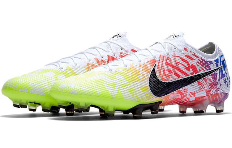 Мужские кроссовки Nike Mercurial Vapor 13 Elite Neymar Jr. AG-PRO (белый) — фото 3