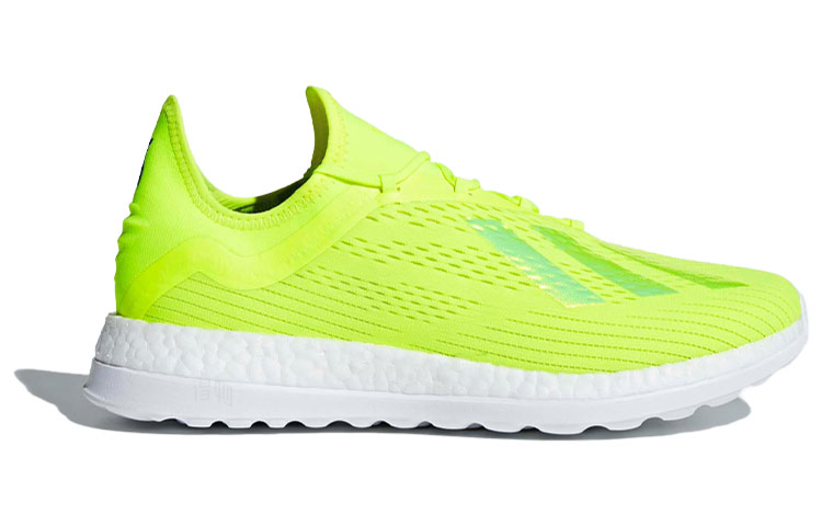 Мужские кроссовки adidas X 18+ (желто-белые) — фото 2