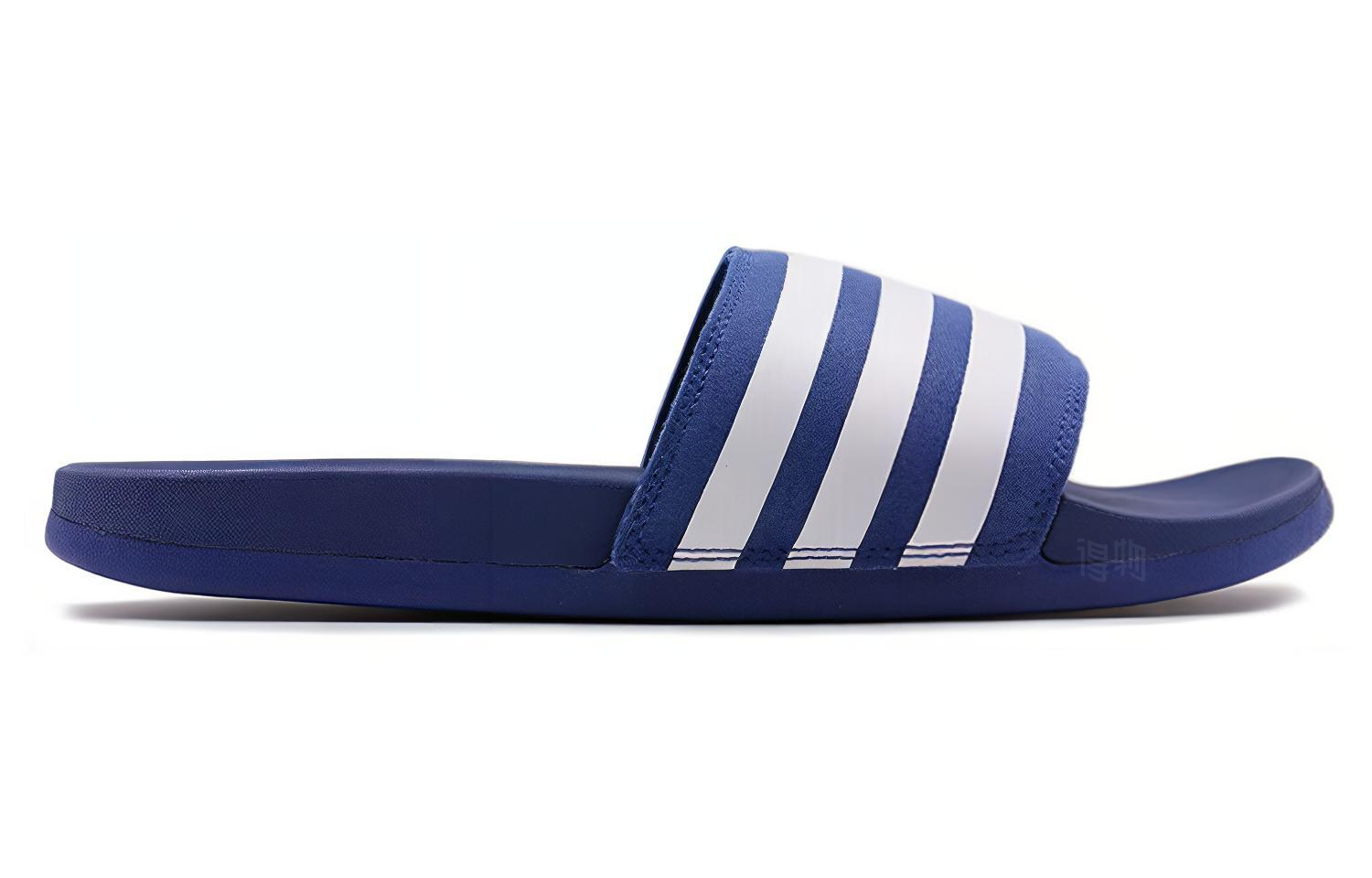 шлепанцы adidas Adilette (сине-белые) — фото 2