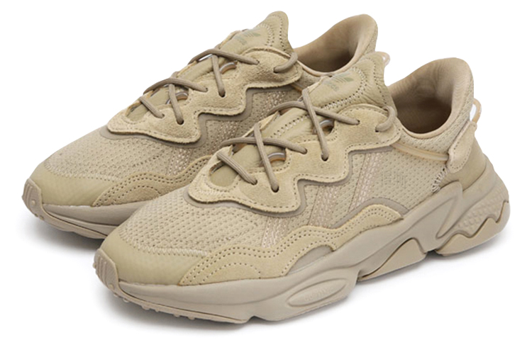 Женские кроссовки adidas originals Ozweego (коричневые) — Коричневый — фото 3