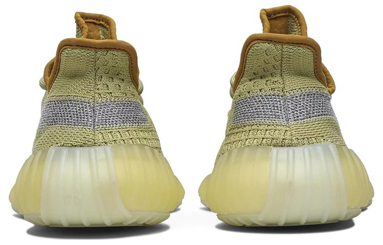 Кроссовки adidas originals Yeezy Boost 350 V2 "marsh" (желтые) — Жёлтый — фото 4