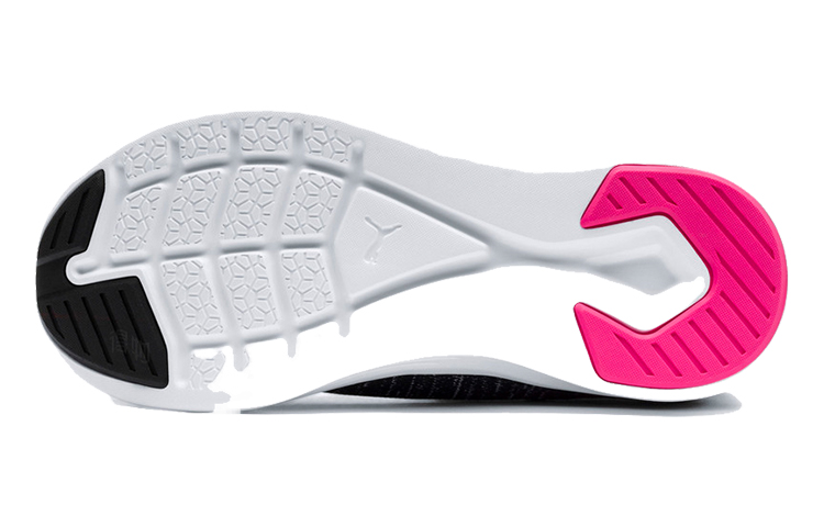 Женские кроссовки PUMA Ignite Flash Evoknit (черно-розовые) — фото 5