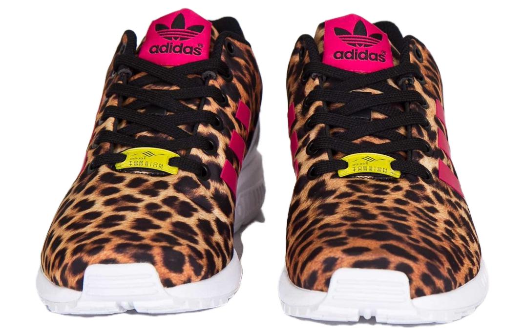 Женские кроссовки adidas originals ZX Flux (леопардовый) — фото 6