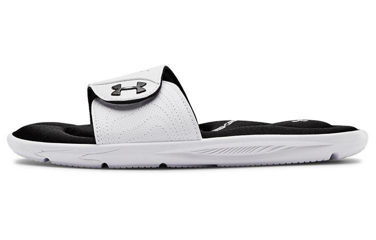 Женские шлепанцы Under Armour Ignite IX (бело-серые)