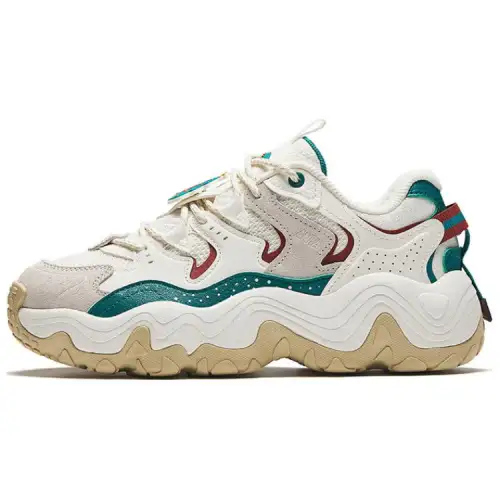 Anta Star Synthetic Leather Trendy Cushioning Slip Resistant Abrasion Resistant Low top Casual Shoes Women's