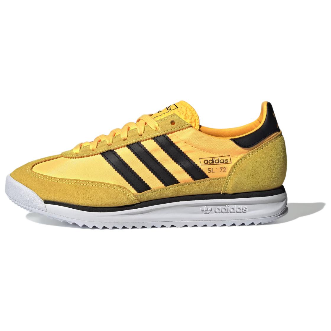 Мужские кроссовки adidas originals SL 72 RS (желто-черно-белые)