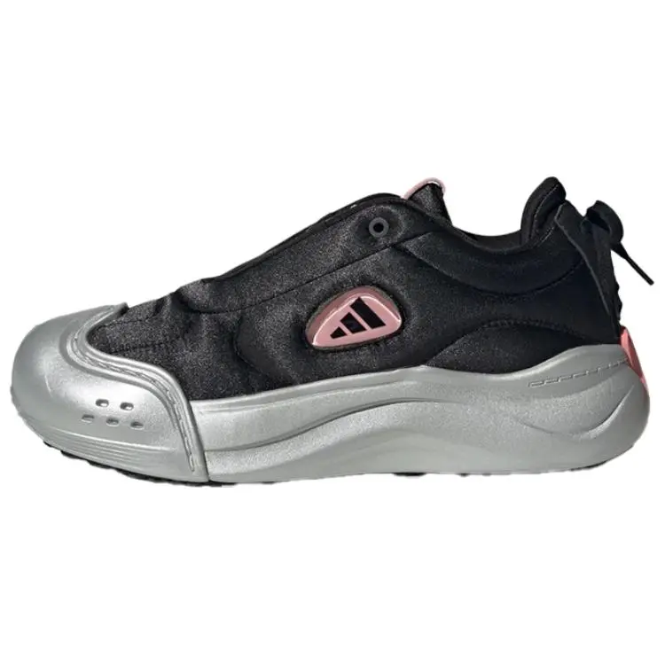 Adidas Slip Resistant Abrasion Resistant Low top Casual Shoes Women's Black Silver