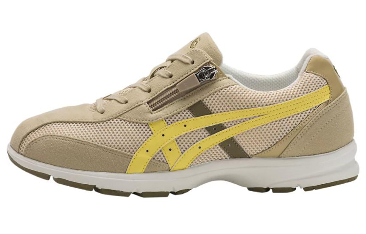 ASICS Hadashi Walker Abrasion Resistant Low top Casual Shoes Women's Light Brown Yellow 3E Width