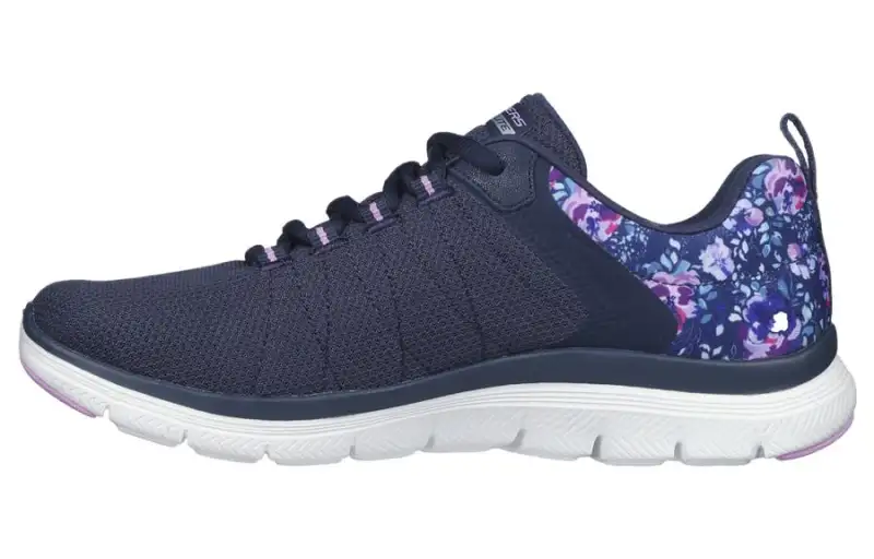 Skechers Flex Appeal 4.0 Cushioning, Wear Resistant Low top Casual Shoes Women's Blue Purple