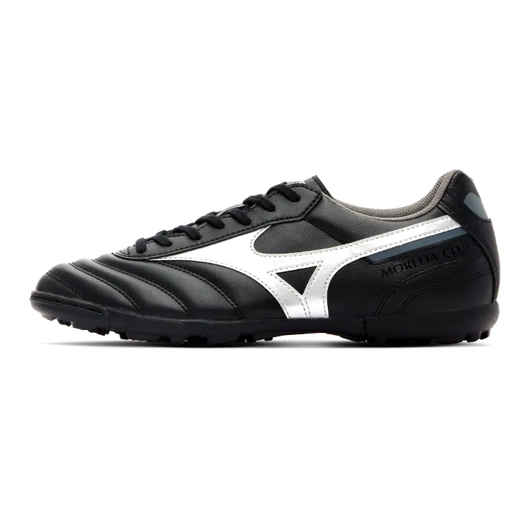 Mizuno MORELIA 2 Slip Resistant And Abrasion Resistant Coverage Soccer Shoes Men's Black Silver
