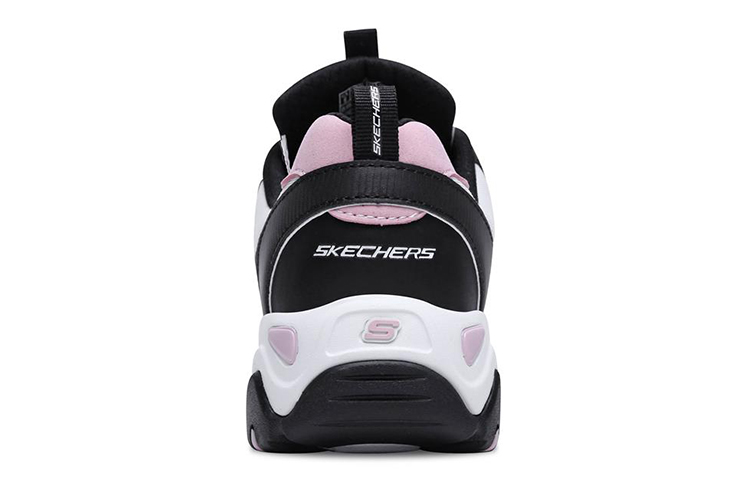 Женские кроссовки Skechers D'LITES 2.0 (черно-розово-белые) — Чёрный / розовый / белый — фото 4
