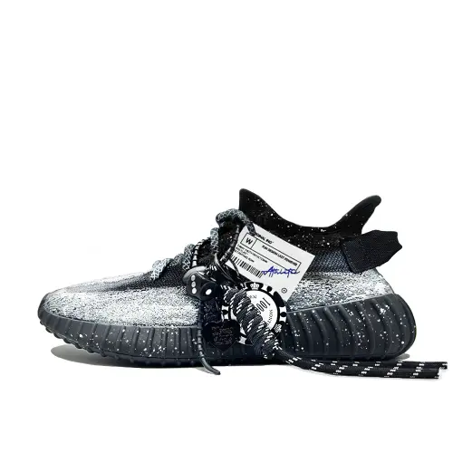 Adidas Originals Yeezy Boost 350 V2 Low top Casual Shoes Unisex Black White