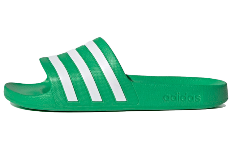 Adidas Adilette Aqua Slides 'Vivid Green'