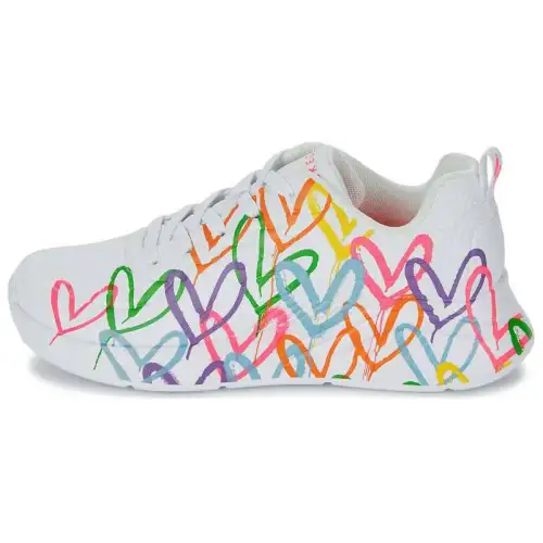 Skechers Uno Lite Goldcrown Versatile Cushioning Abrasion Resistant Cushioning, Wear Resistant Low top Casual Shoes
