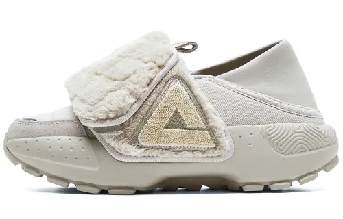 PEAK Taichi Cloud Fashion Slip Resistant And Breathable Low top Casual Shoes Women's Beige Gray