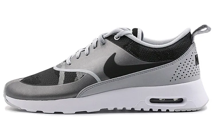 Nike Air Max Thea Casual Shoes Women's Low-top Black/Silver