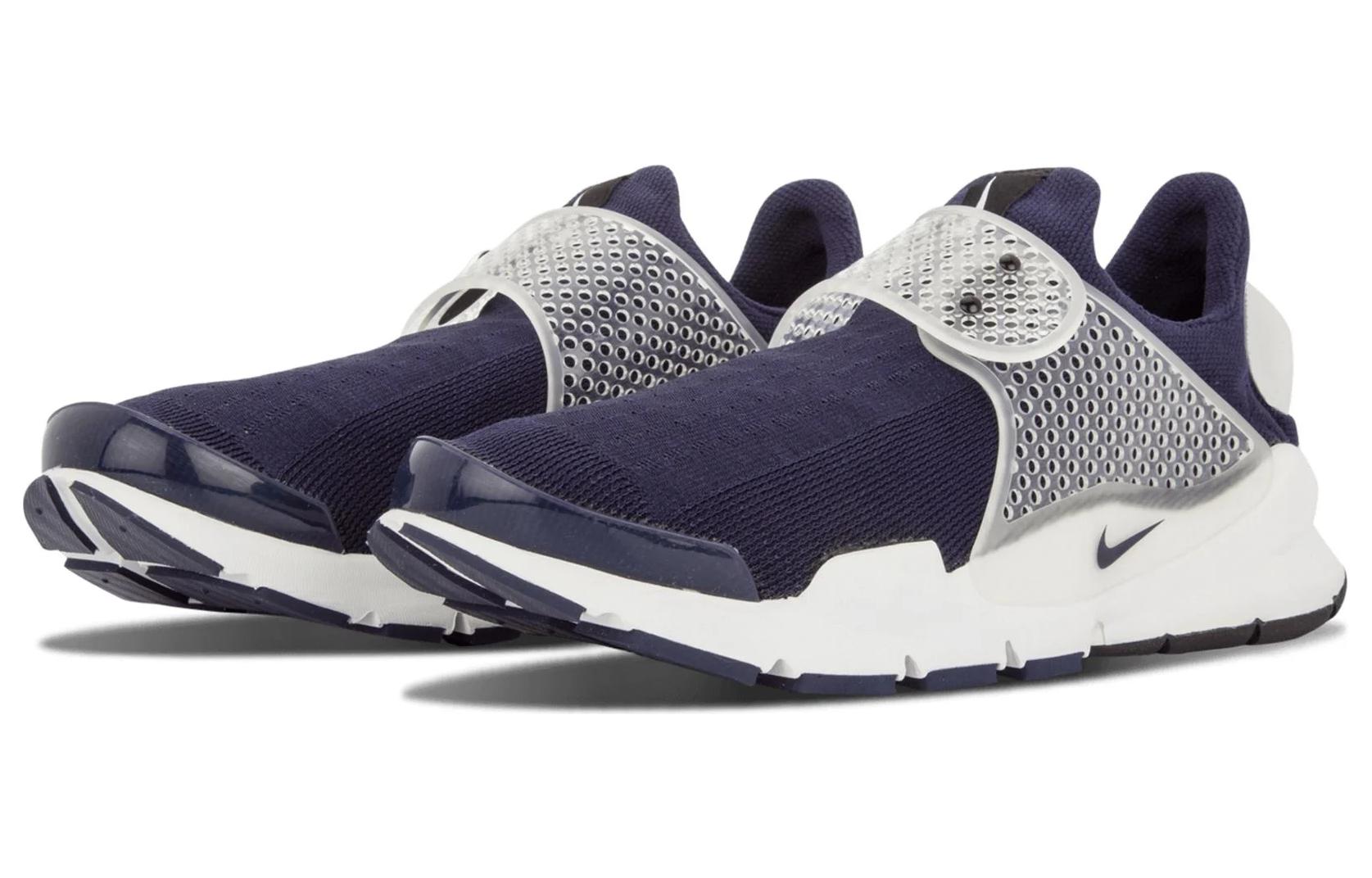 Мужские кроссовки Nike Sock dart Fragment Dark Obsidian OG (синие) — фото 2