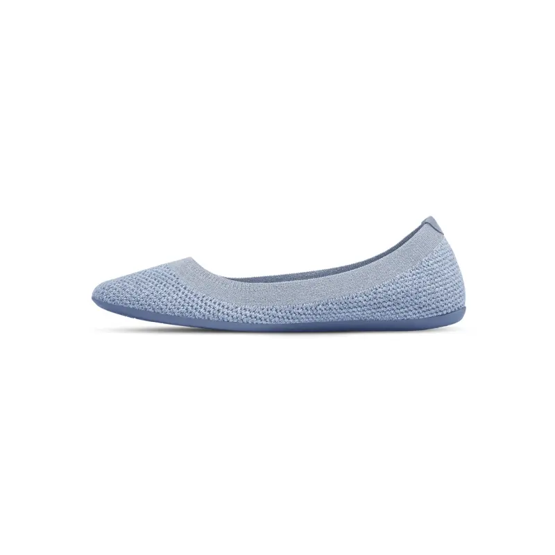 Allbirds Tree Breezers Slip Resistant Abrasion Resistant Low top Sports Casual Shoes Women's Sea Moon Blue