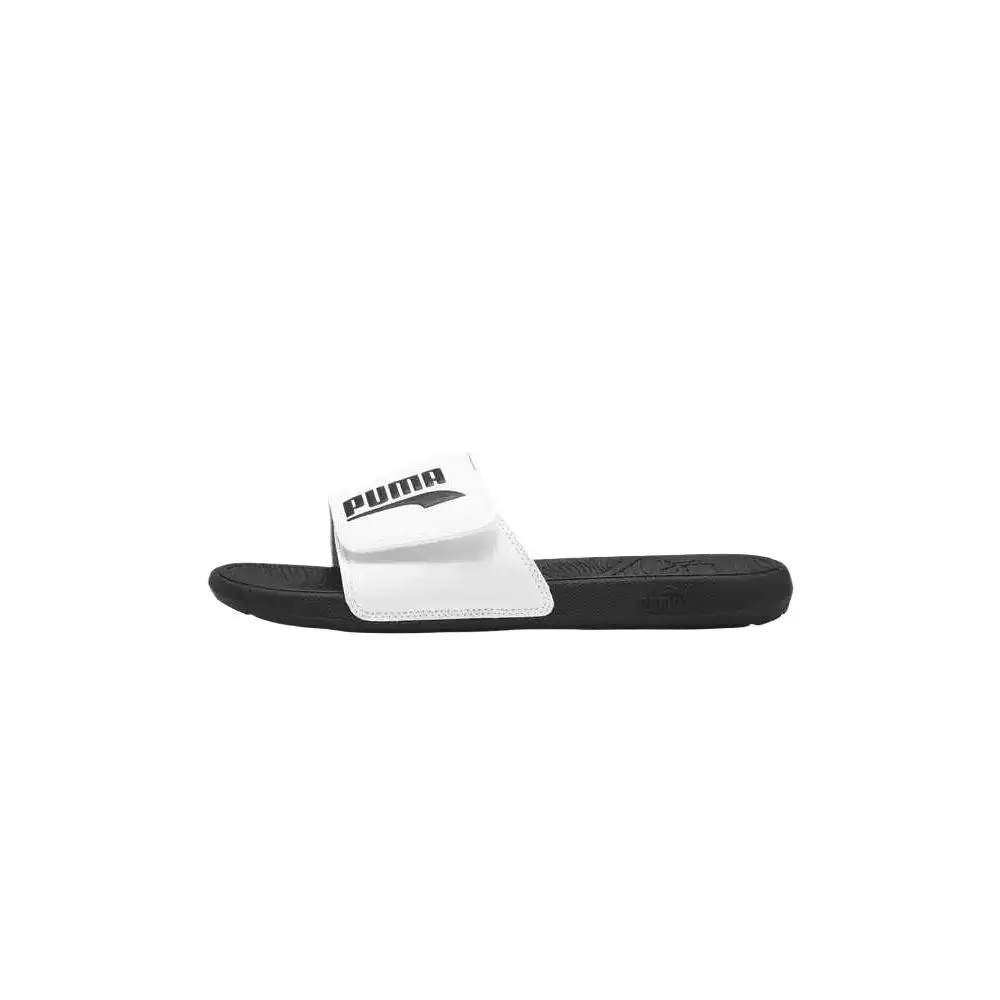 PUMA Cool Cat 2.0 Slip Resistant Slide Slippers Unisex White Black