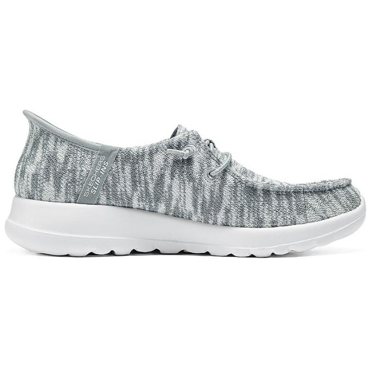Skechers Slip Ins Low top Casual Shoes Women’s Gray White