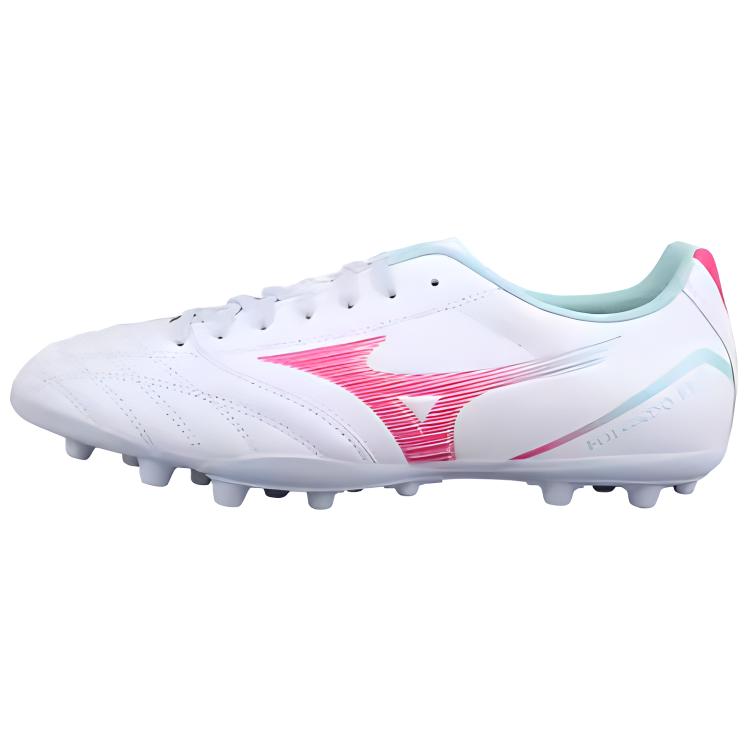 Mizuno AG Artificial Ground Slip Resistant Abrasion Resistant Soccer Shoes Men’s White Pink